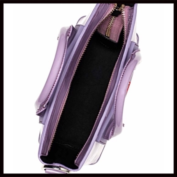 HUNTER ORIGINAL PATENT LEATHER CROSSBODY TOTE A3C - Picture 6 of 8